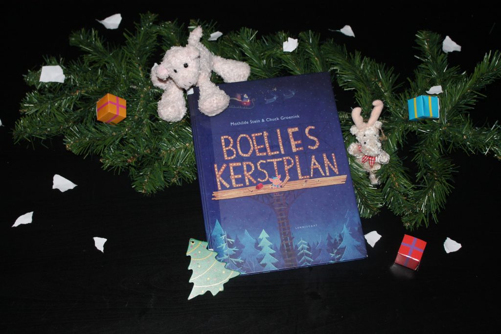 Boelies Kerstplan, boek, varkentje, kersttak, sneeuw